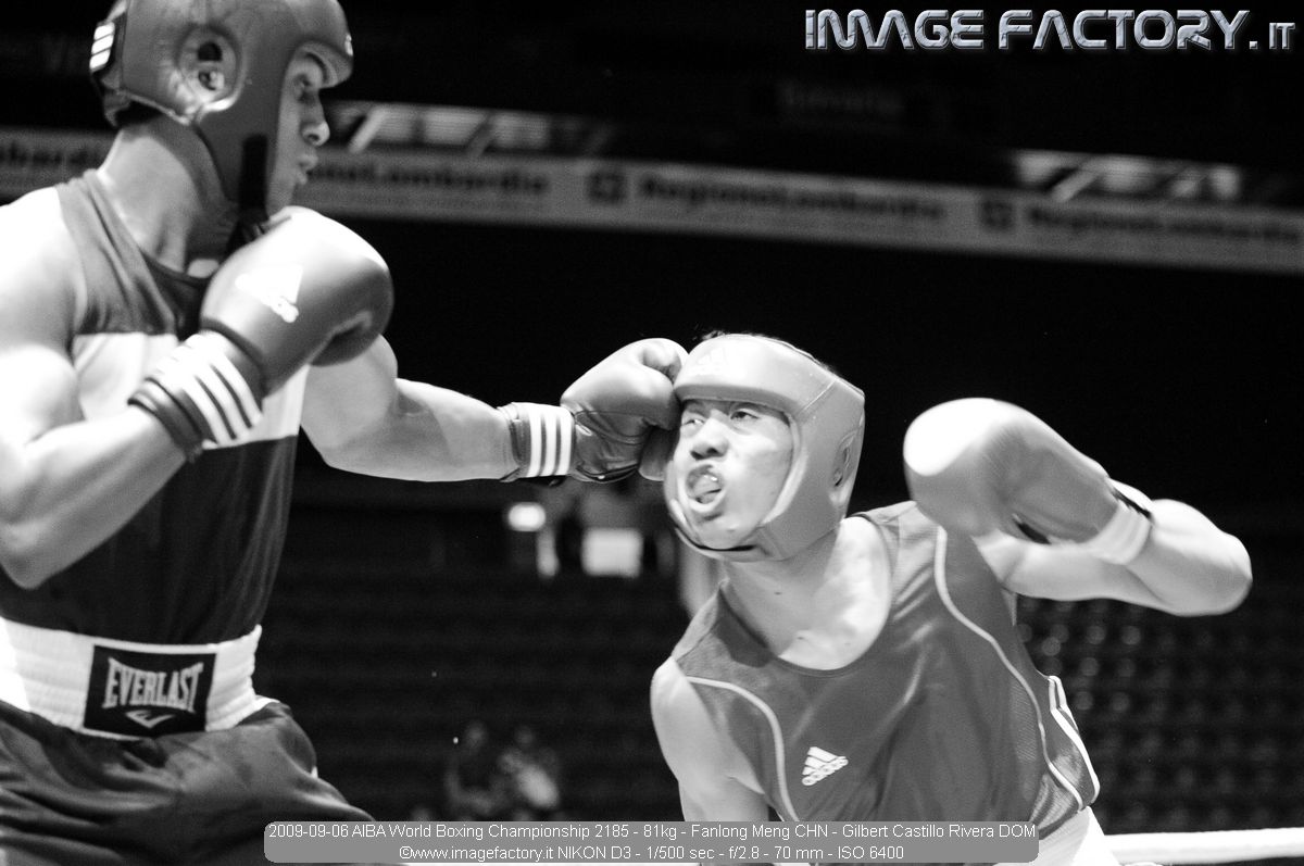 2009-09-06 AIBA World Boxing Championship 2185 - 81kg - Fanlong Meng CHN - Gilbert Castillo Rivera DOM